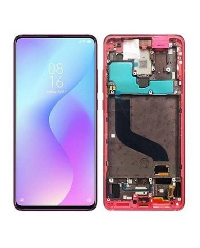 Pantalla Lcd + Tactil con Marco Xiaomi Mi 9T, Mi 9T Pro Rojo