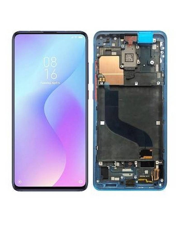 Pantalla Lcd + Tactil con Marco Xiaomi Mi 9T, Mi 9T Pro Azul