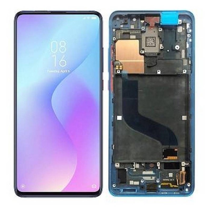 Pantalla Lcd + Tactil con Marco Xiaomi Mi 9T, Mi 9T Pro Azul