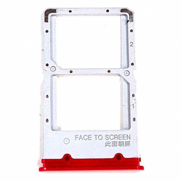 Bandeja SIM y MicroSD Xiaomi Mi 9T - Mi 9T Pro Rojo