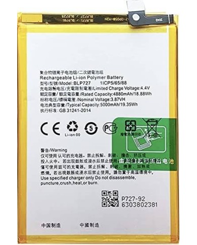 Bateria Oppo A5 2020, Oppo A9 2020 BLP727