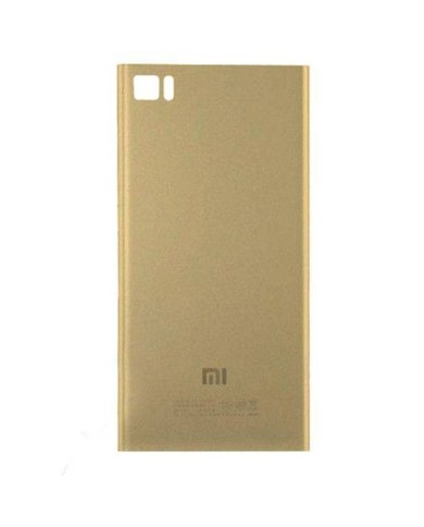 Recambio de Tapa Trasera para Xiaomi Mi 3 en Color Oro