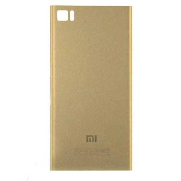 Recambio de Tapa Trasera para Xiaomi Mi 3 en Color Oro