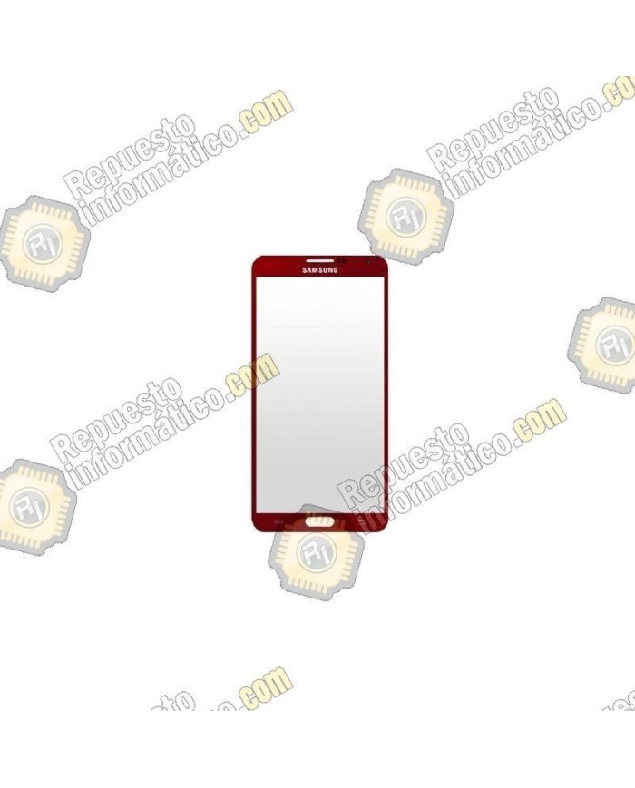 Cristal note 3 N9005 Rojo