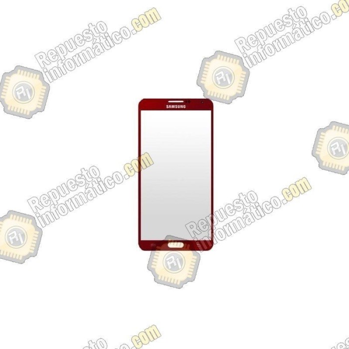 Cristal note 3 N9005 Rojo