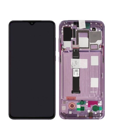 Pantalla Lcd + Tactil con Marco Xiaomi Mi 9 Lila