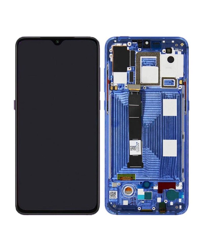 Pantalla Lcd + Tactil con Marco Xiaomi Mi 9 Azul