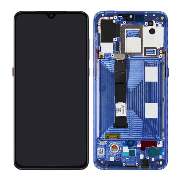 Pantalla Lcd + Tactil con Marco Xiaomi Mi 9 Azul
