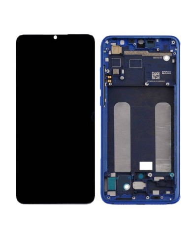Pantalla Original de Repuesto con Marco Azul para Xiaomi MI 9 Lite