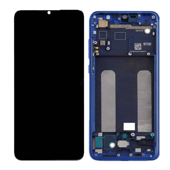 Pantalla Original de Repuesto con Marco Azul para Xiaomi MI 9 Lite