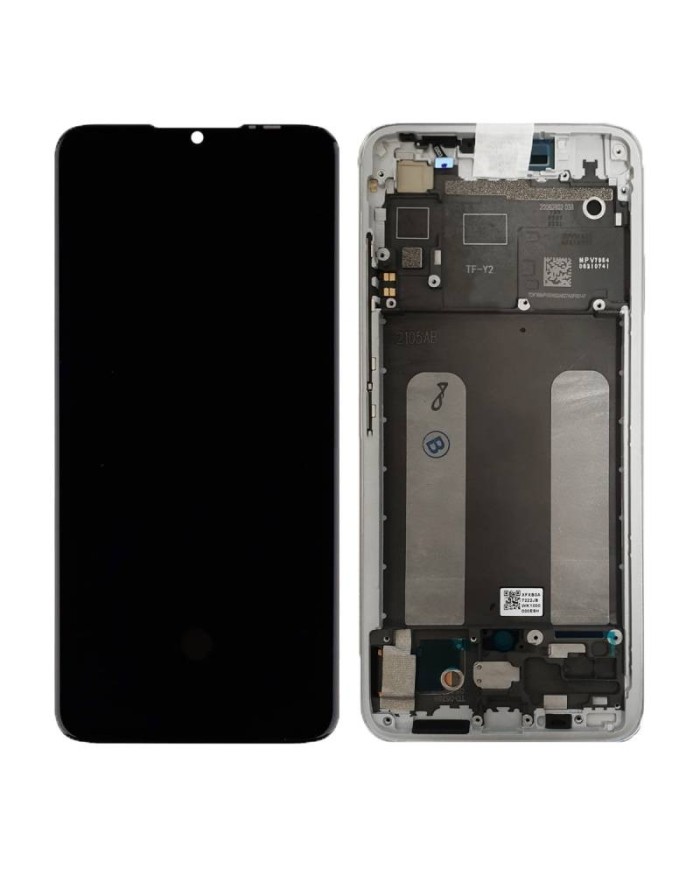 Pantalla Original Lcd + Tactil con Marco Xiaomi Mi 9 Lite Plata