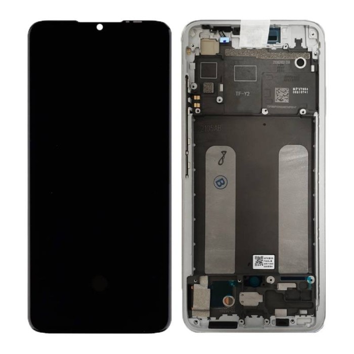 Pantalla Original Lcd + Tactil con Marco Xiaomi Mi 9 Lite Plata