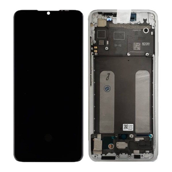 Pantalla Original Lcd + Tactil con Marco Xiaomi Mi 9 Lite Plata