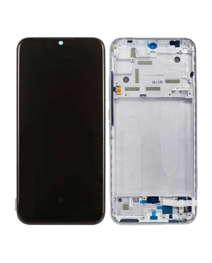 Pantalla Lcd + Tactil con Marco Xiaomi Mi A3 Plata