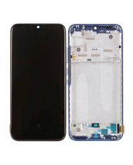 Pantalla Lcd + Tactil con Marco Xiaomi Mi A3 Azul