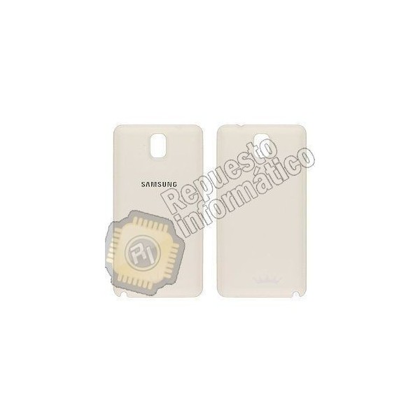 Tapa trasera de piel note 3 (Blanca)