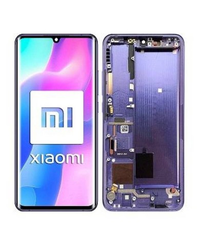Pantalla Original LCD + Tactil con Marco Xiaomi Mi Note 10 Lite Violeta