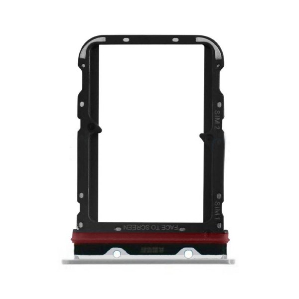 Bandeja Sim para Xiaomi Mi Note 10 Lite M2002F4LG Plata