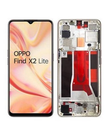 Pantalla Original Con Marco Oppo Find X2 Lite Plata