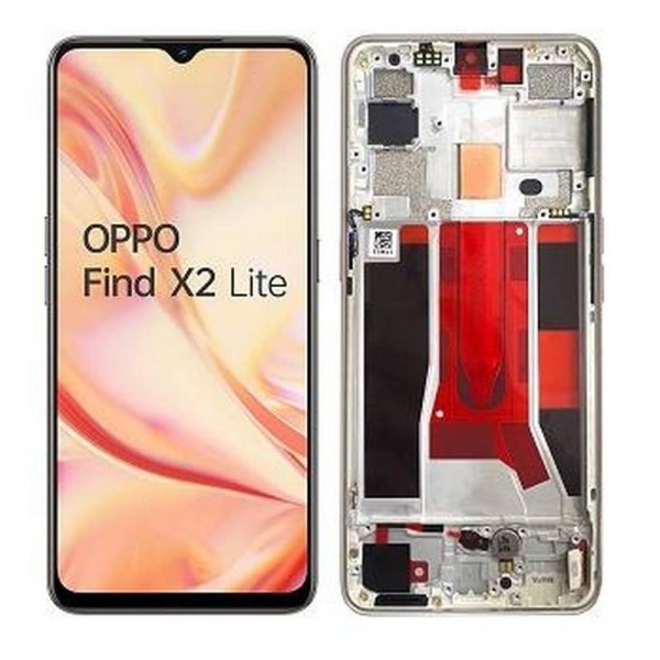 Pantalla Original Con Marco Oppo Find X2 Lite Plata