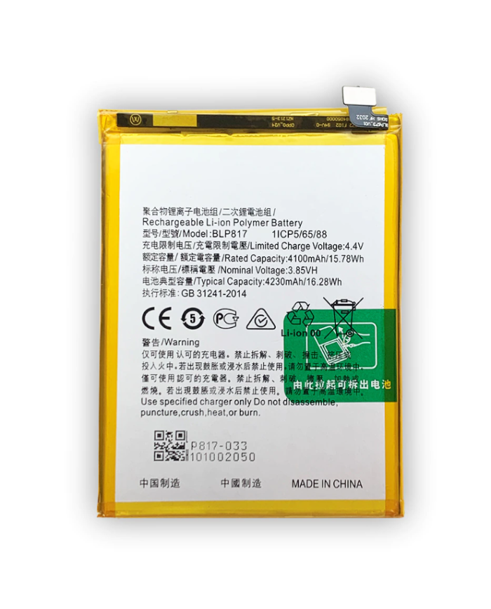 Bateria Oppo A15s BLP817 CPH2179