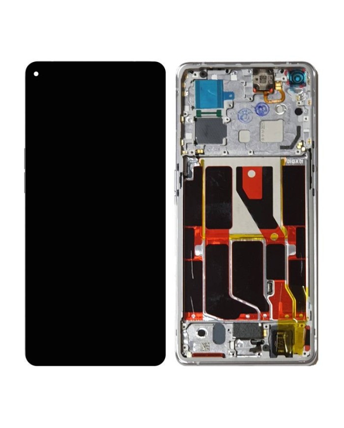 Comprar Pantalla Con Marco Para Oppo Find X5 CPH2307 en Color Plata