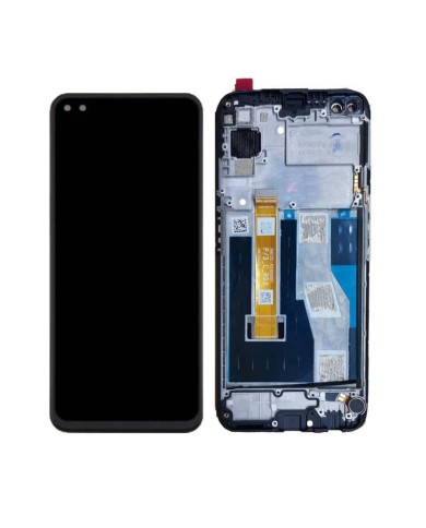 Pantalla Completa con Marco Oppo A92s Negro