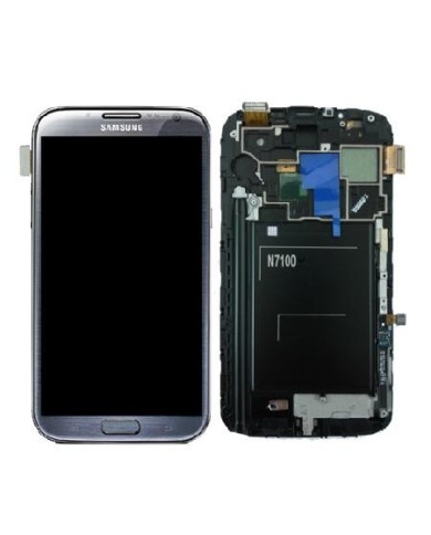 Pantalla ( Lcd+Tactil+marco ) Galaxy Note 2 N7100 (gris) (Directo de fabrica)