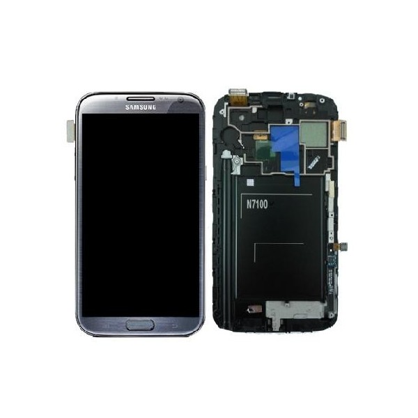 Pantalla ( Lcd+Tactil+marco ) Galaxy Note 2 N7100 (gris) (Directo de fabrica)