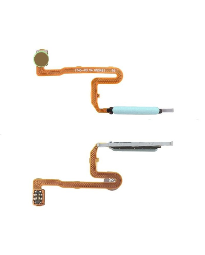 Flex Lector de Huellas para Xiaomi Redmi Note 10 Pro 4G M2101K6G Azul Claro
