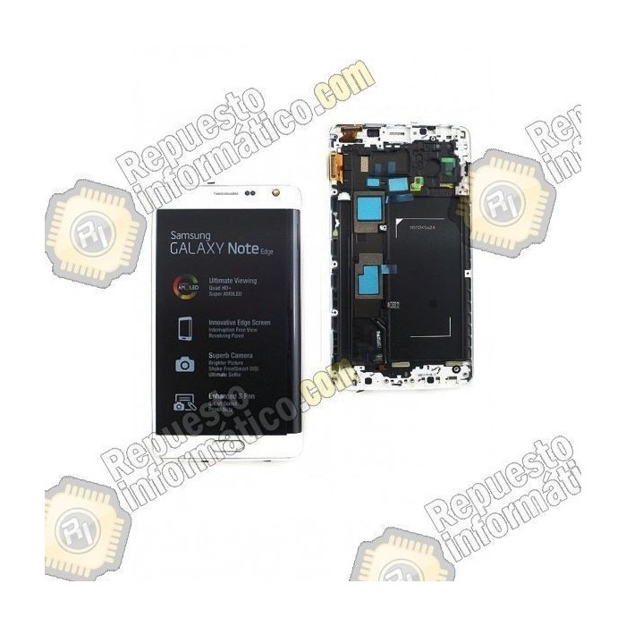 Pantalla (Lcd+tactil+marco) Blanca Galaxy N915 (Note Edge)