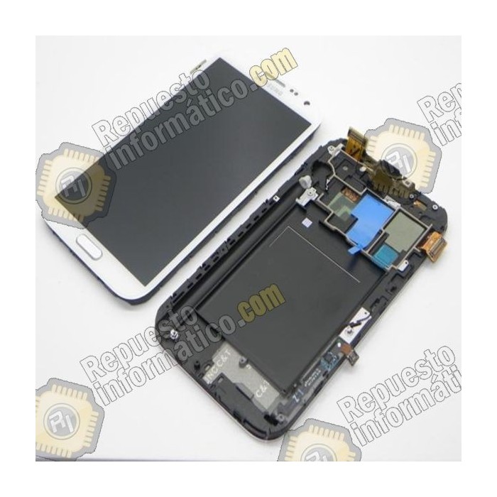 Pantalla (Lcd+Tactil+marco) Galaxy Note 2 N7105 (Blanca) (Directo de fabrica)