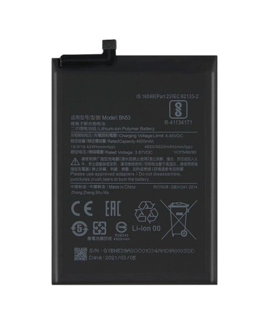 Bateria BN53 Xiaomi Redmi Note 9 Pro