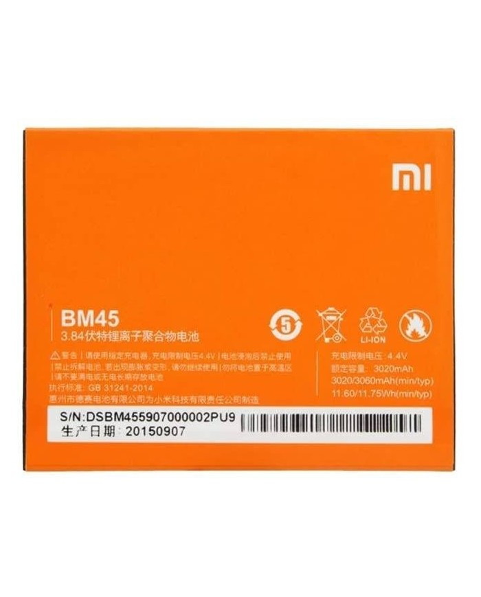 Bateria BM45 Xiaomi Redmi Note 2