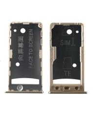 Bandeja Sim y MicroSD Xiaomi Redmi 5A Dorado