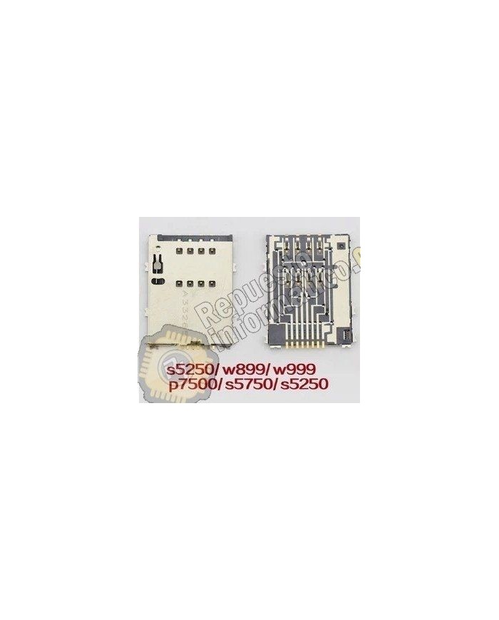 Lector sim tablet P5110/P5100/P7500 , Samsung Wave 2 (S5250) y Wave575 (S5750)