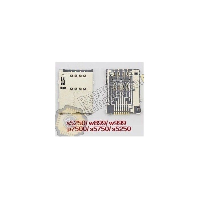 Lector sim tablet P5110/P5100/P7500 , Samsung Wave 2 (S5250) y Wave575 (S5750)