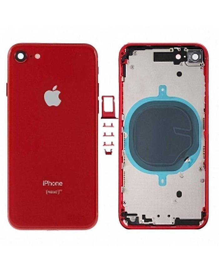 Comprar Chasis intermedio + Tapa trasera iPhone 8 Rojo