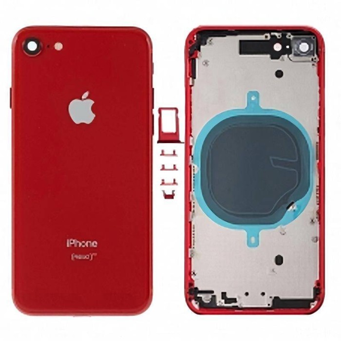 Comprar Chasis intermedio + Tapa trasera iPhone 8 Rojo