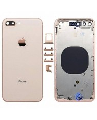 Comprar Chasis intermedio + Tapa Trasera Iphone 8 Plus Dorado