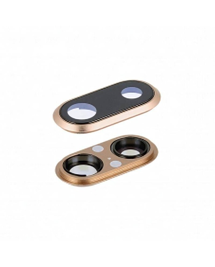 Lente Cámara Trasera con Embellecedor iPhone 8 Plus Dorado