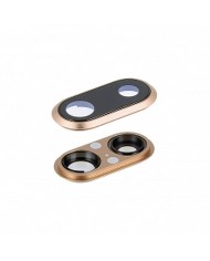 Lente Cámara Trasera con Embellecedor iPhone 8 Plus Dorado