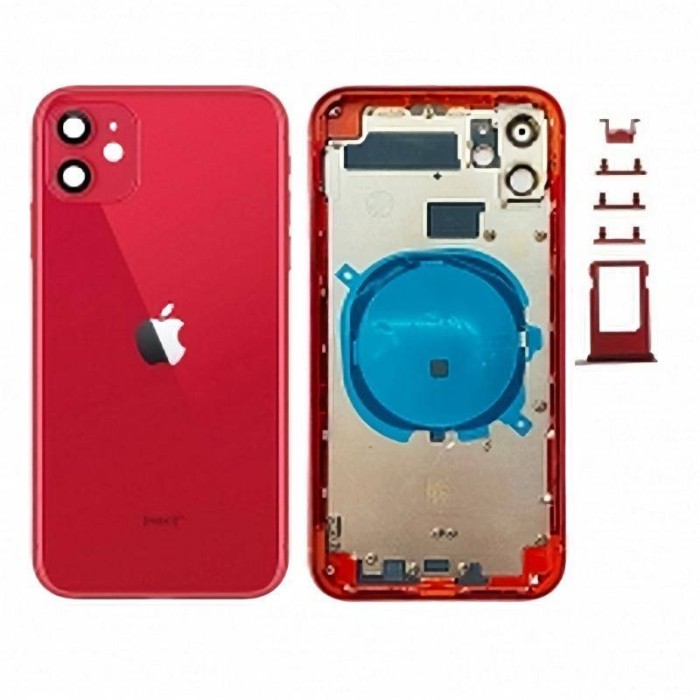 Comprar Chasis Carcasa Trasera iPhone 11 Rojo