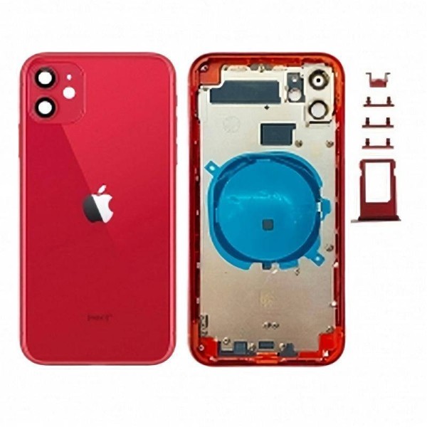 Comprar Chasis Carcasa Trasera iPhone 11 Rojo