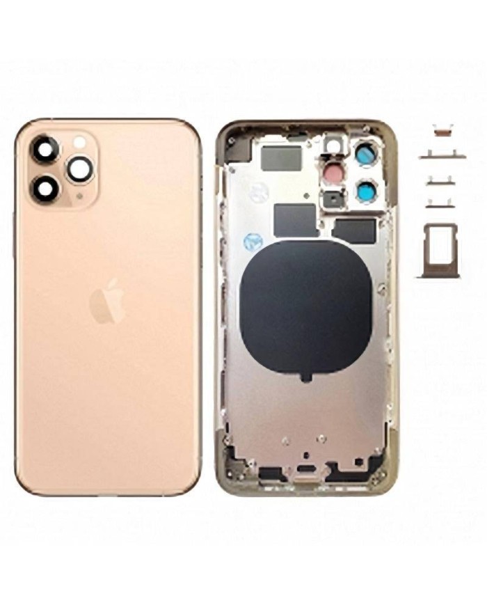 Comprar Chasis Carcasa Trasera iPhone 11 Pro Dorado