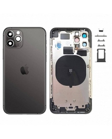 Comprar Chasis Carcasa Trasera iPhone 11 Pro Gris Oscuro