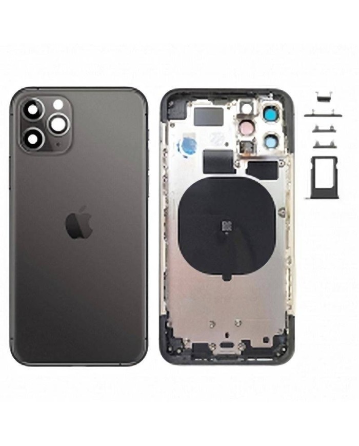Comprar Chasis Carcasa Trasera iPhone 11 Pro Gris Oscuro
