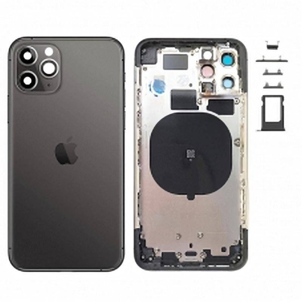 Comprar Chasis Carcasa Trasera iPhone 11 Pro Gris Oscuro