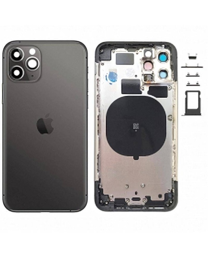 Comprar Chasis Carcasa Trasera iPhone 11 Pro Max Gris Oscuro