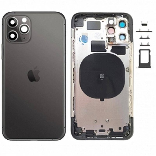 Comprar Chasis Carcasa Trasera iPhone 11 Pro Max Gris Oscuro